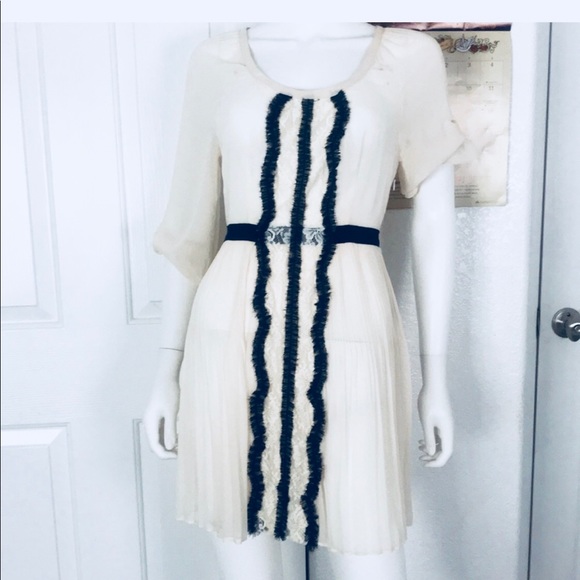 Free People Dresses & Skirts - Free People black and White Vintage Dress, Size 2
